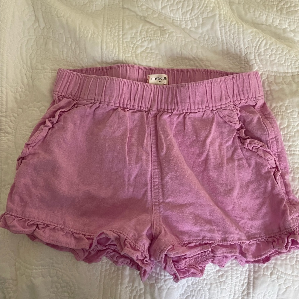 Crewcuts Pink Ruffle Shorts